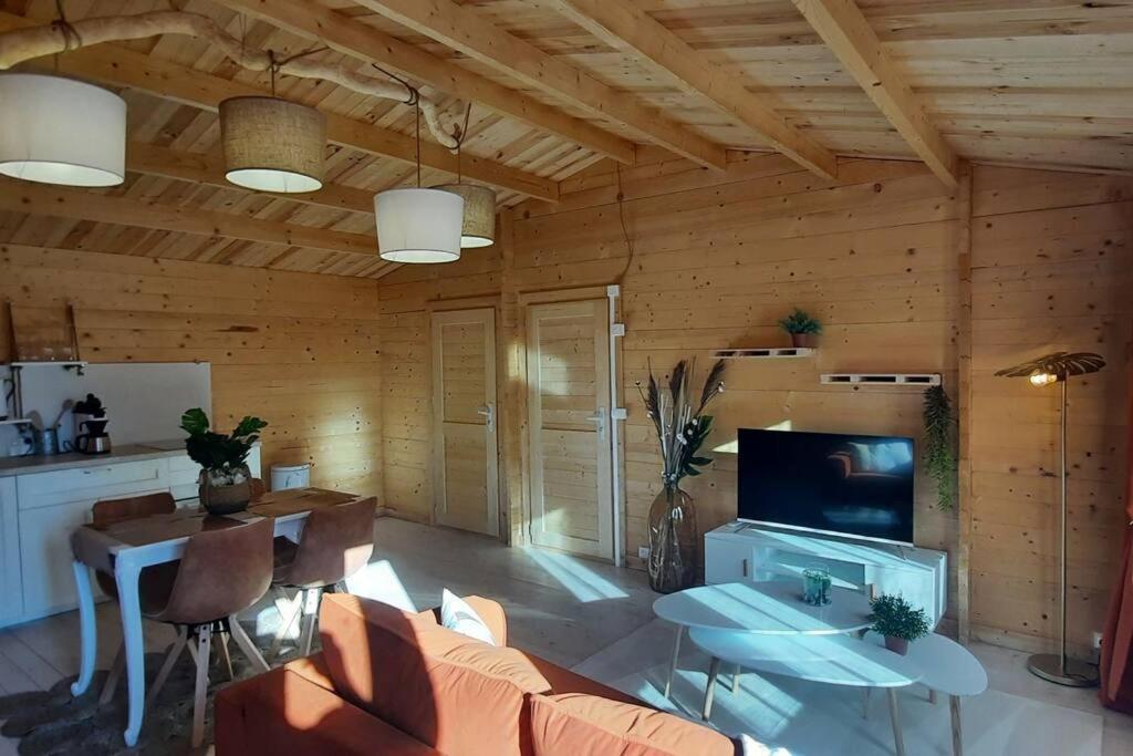 Chalet 1 Chambre 2-4 Personnes Villainville Bagian luar foto